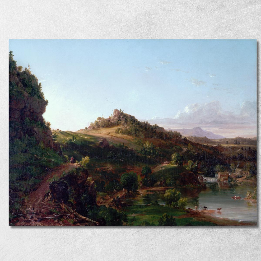 Paesaggio Dei Catskill Thomas Cole tcl7 quadro stampato su tela Paesaggio Dei Catskill Thomas Cole tcl7 quadro stampato su tela