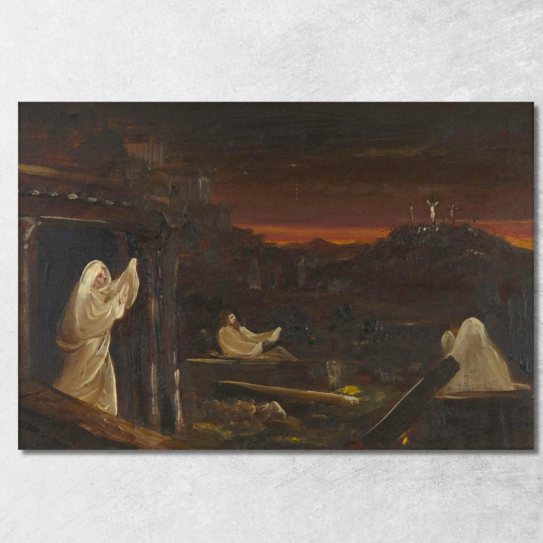 Morti Che Risorgono Dalle Tombe Thomas Cole tcl10 quadro stampato su tela Morti Che Risorgono Dalle Tombe Thomas Cole tcl10 quadro stampato su tela