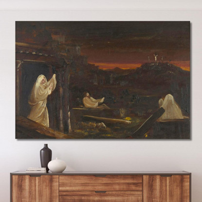 Morti Che Risorgono Dalle Tombe Thomas Cole tcl10 quadro stampato su tela