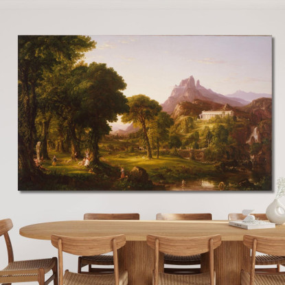 Sogno Di Arcadia Thomas Cole tcl12 quadro stampato su tela