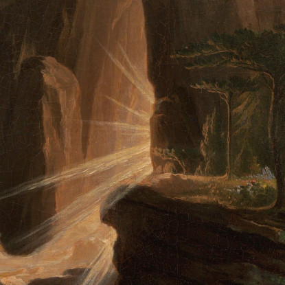 Cacciata Dal Giardino Dell'Eden Thomas Cole tcl13 quadro stampato su tela