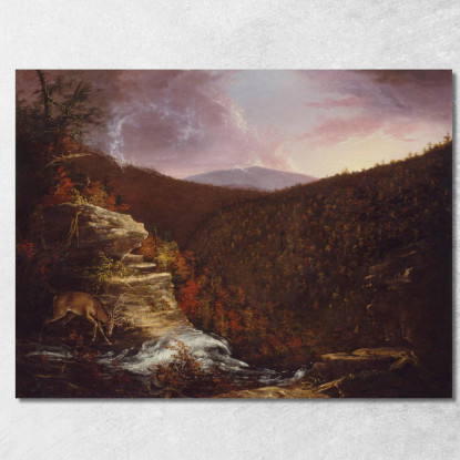 Dalla Cima Delle Cascate Di Kaaterskill Thomas Cole tcl14 quadro stampato su tela