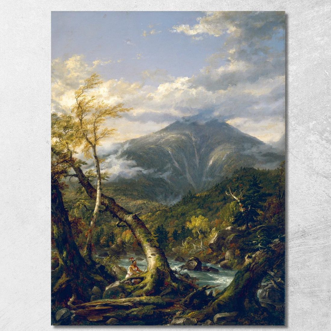 Passo Indiano Thomas Cole tcl16 quadro stampato su tela Passo Indiano Thomas Cole tcl16 quadro stampato su tela