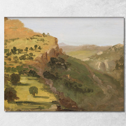 Paesaggio Italiano Thomas Cole tcl18 quadro stampato su tela