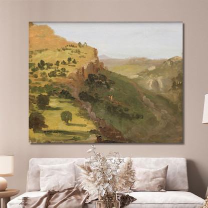 Paesaggio Italiano Thomas Cole tcl18 quadro stampato su tela