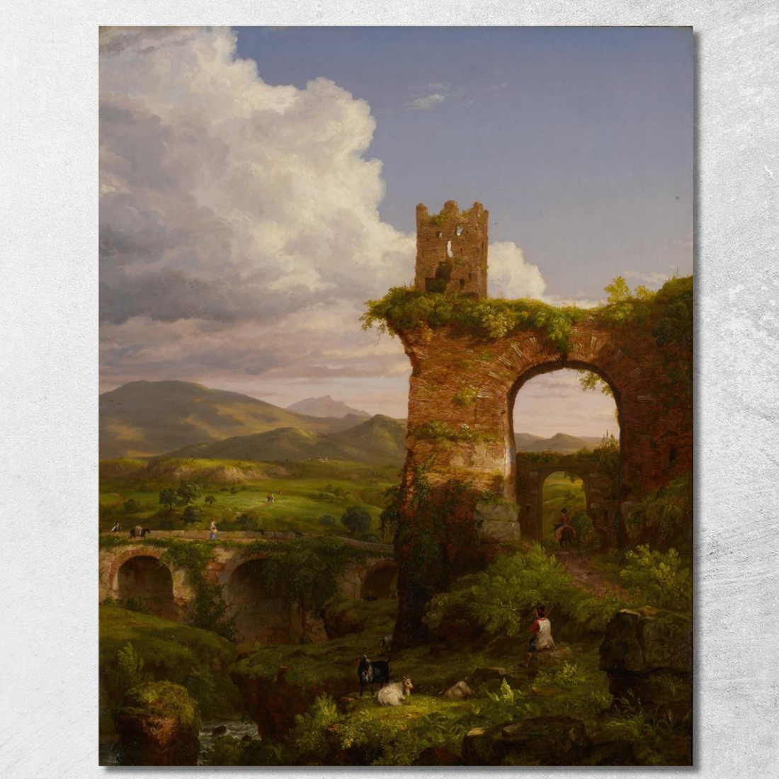 L'Arco Di Nerone Thomas Cole tcl31 quadro stampato su tela L'Arco Di Nerone Thomas Cole tcl31 quadro stampato su tela
