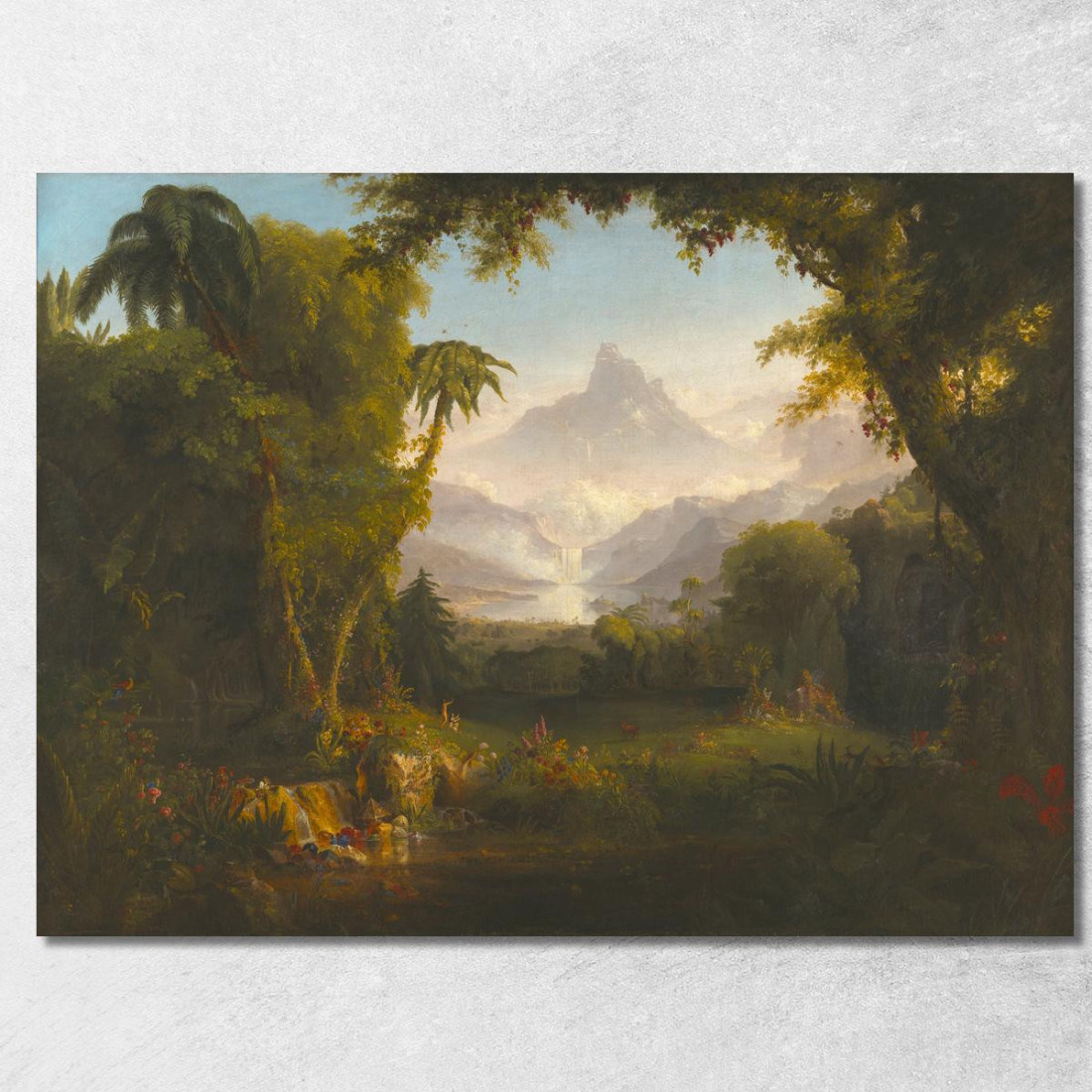 Il Giardino Dell'Eden Thomas Cole tcl37 quadro stampato su tela Il Giardino Dell'Eden Thomas Cole tcl37 quadro stampato su tela