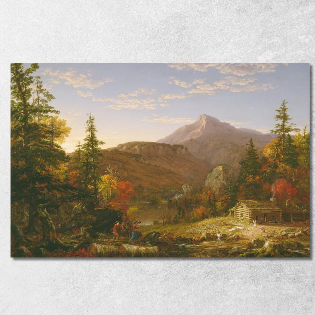 Il Ritorno Del Cacciatore Thomas Cole tcl38 quadro stampato su tela Il Ritorno Del Cacciatore Thomas Cole tcl38 quadro stampato su tela