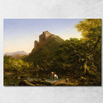 Il Guado Di Montagna Thomas Cole tcl40 quadro stampato su tela