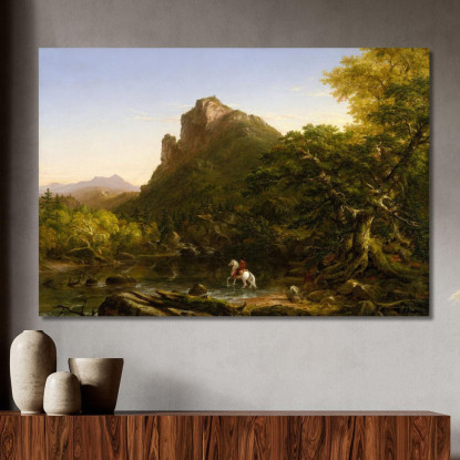Il Guado Di Montagna Thomas Cole tcl40 quadro stampato su tela