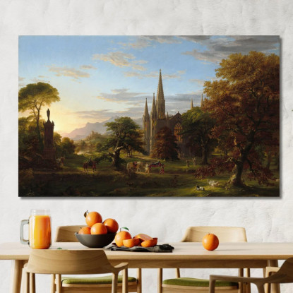 Il Ritorno Thomas Cole tcl44 quadro stampato su tela