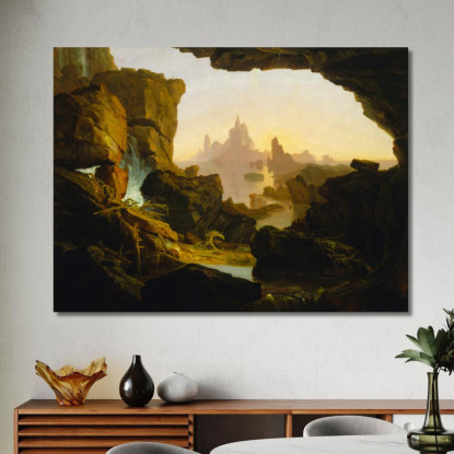 Il Ritiro Delle Acque Del Diluvio Thomas Cole tcl45 quadro stampato su tela