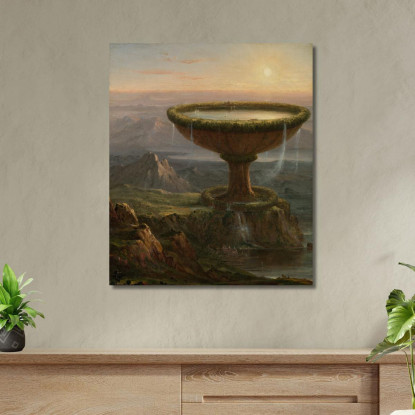 Il Calice Del Titano Thomas Cole tcl46 quadro stampato su tela