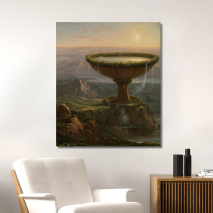 Il Calice Del Titano Thomas Cole tcl46 quadro stampato su tela