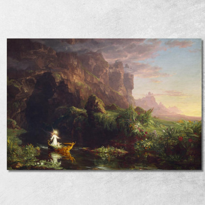 Il Viaggio Della Vita: Infanzia Thomas Cole tcl48 quadro stampato su tela