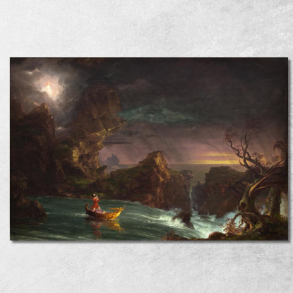 Il Viaggio Della Vita: Età Adulta Thomas Cole tcl49 quadro stampato su tela