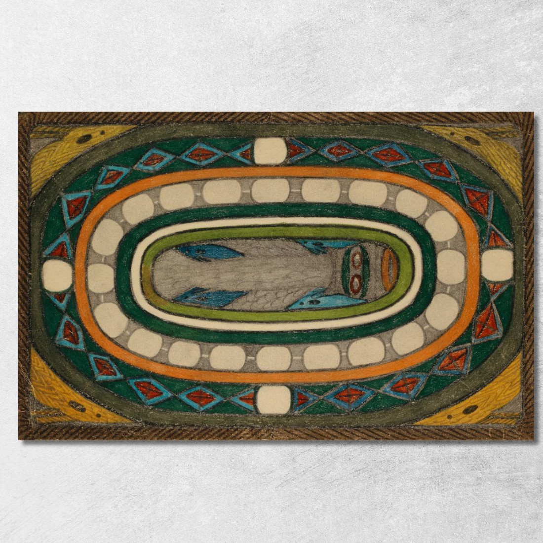 Monumento E Stemma Della Parte Della Città Dei Giganti Taller - Anello Nella Città Gigante Granada Adolf Wölfli awl3 quadro sta Monumento E Stemma Della Parte Della Città Dei Giganti Taller - Anello Nella Città Gigante Granada Adolf Wölfli awl3 quadro sta