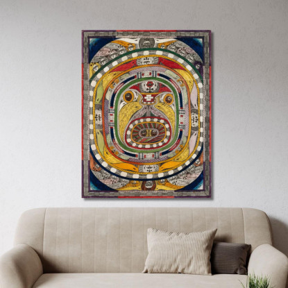 Il Napf Adolf Wölfli awl6 quadro stampato su tela