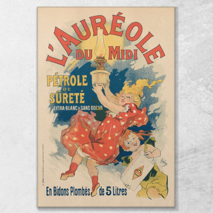 L'Aura Di Mezzogiorno Jules Chéret jch107 quadro stampato su tela
