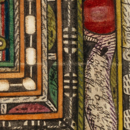 Hasli - Thal Nell’Oberland Bernese Adolf Wölfli awl20 quadro stampato su tela