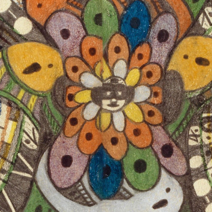 Sala Della Città Gigante Armi - Stemma Adolf Wölfli awl30 quadro stampato su tela