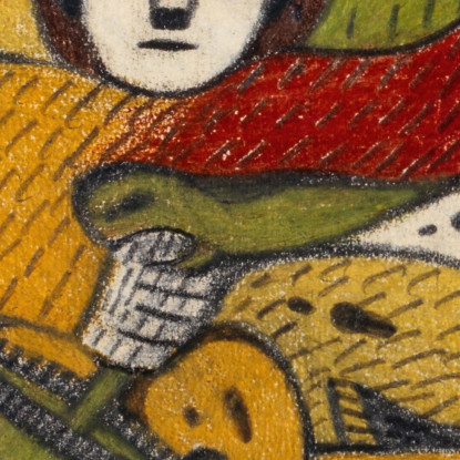 Il Trono - Alpi - Roosali Di Skt. Adolf Adolf Wölfli awl38 quadro stampato su tela