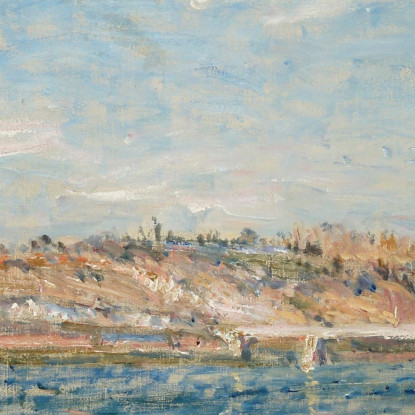 La Riva A Saint-Mammès Alfred Sisley asi23 quadro stampato su tela