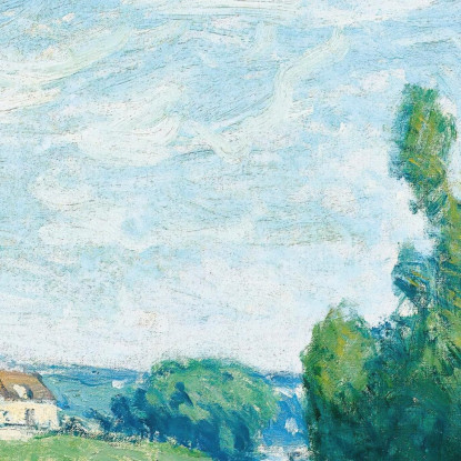 Lo Stagno Delle Anatre Alfred Sisley asi24 quadro stampato su tela