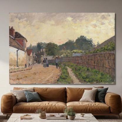 Marly-Le-Roi Alfred Sisley asi56 quadro stampato su tela