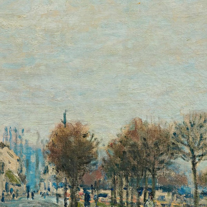 Port-Marly Prima Dell'Inondazione Alfred Sisley asi64 quadro stampato su tela