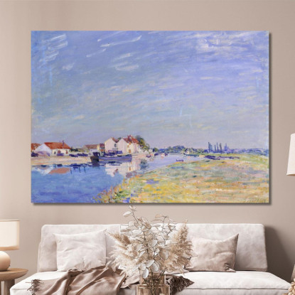 Saint-Mammès Alfred Sisley asi70 quadro stampato su tela