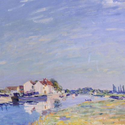 Saint-Mammès Alfred Sisley asi70 quadro stampato su tela