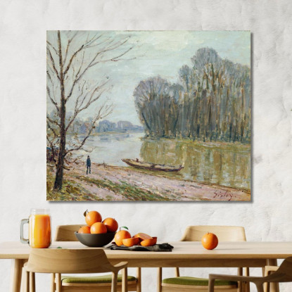 La Loira Alfred Sisley asi82 quadro stampato su tela