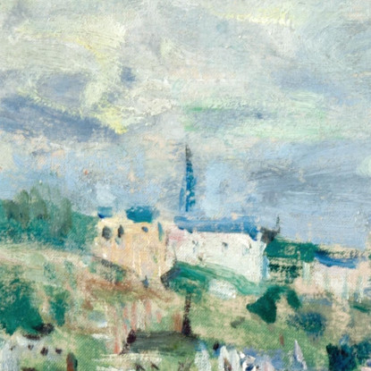 La Senna Vicino A Saint-Cloud Alfred Sisley asi88 quadro stampato su tela