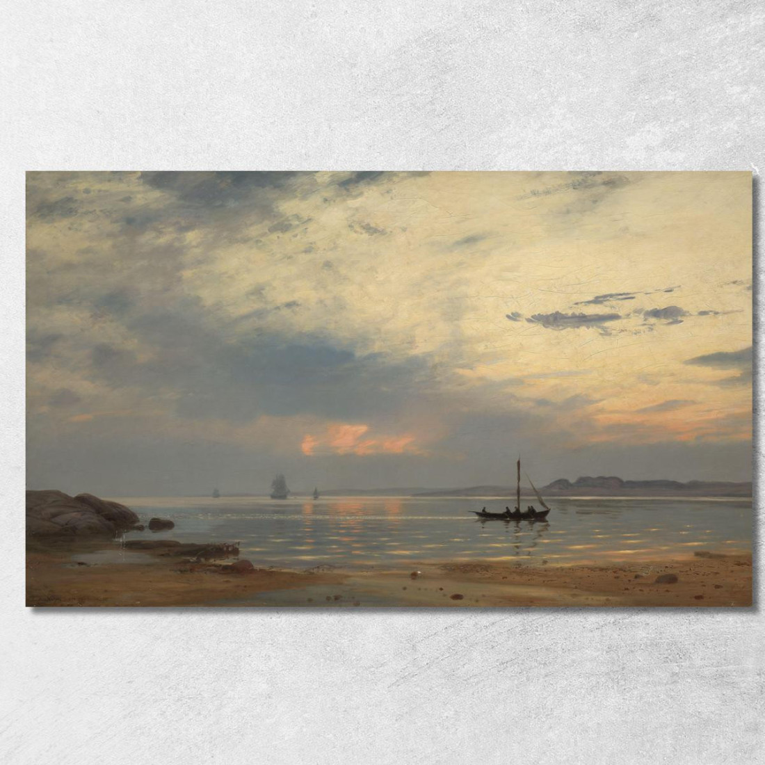 Sera A Hvaler Amaldus Nielsen ani40 quadro stampato su tela Sera A Hvaler Amaldus Nielsen ani40 quadro stampato su tela