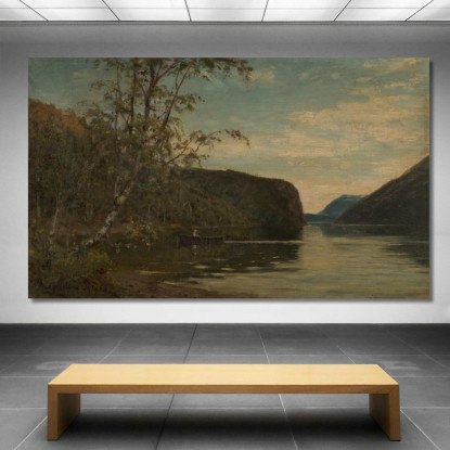 Dal Lago Di Hornindal Nordfjord Amaldus Nielsen ani72 quadro stampato su tela