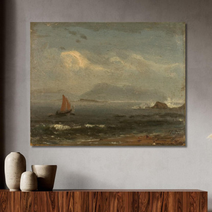 Atmosfera Di Pioggia. Nua Ryvingen Amaldus Nielsen ani183 quadro stampato su tela