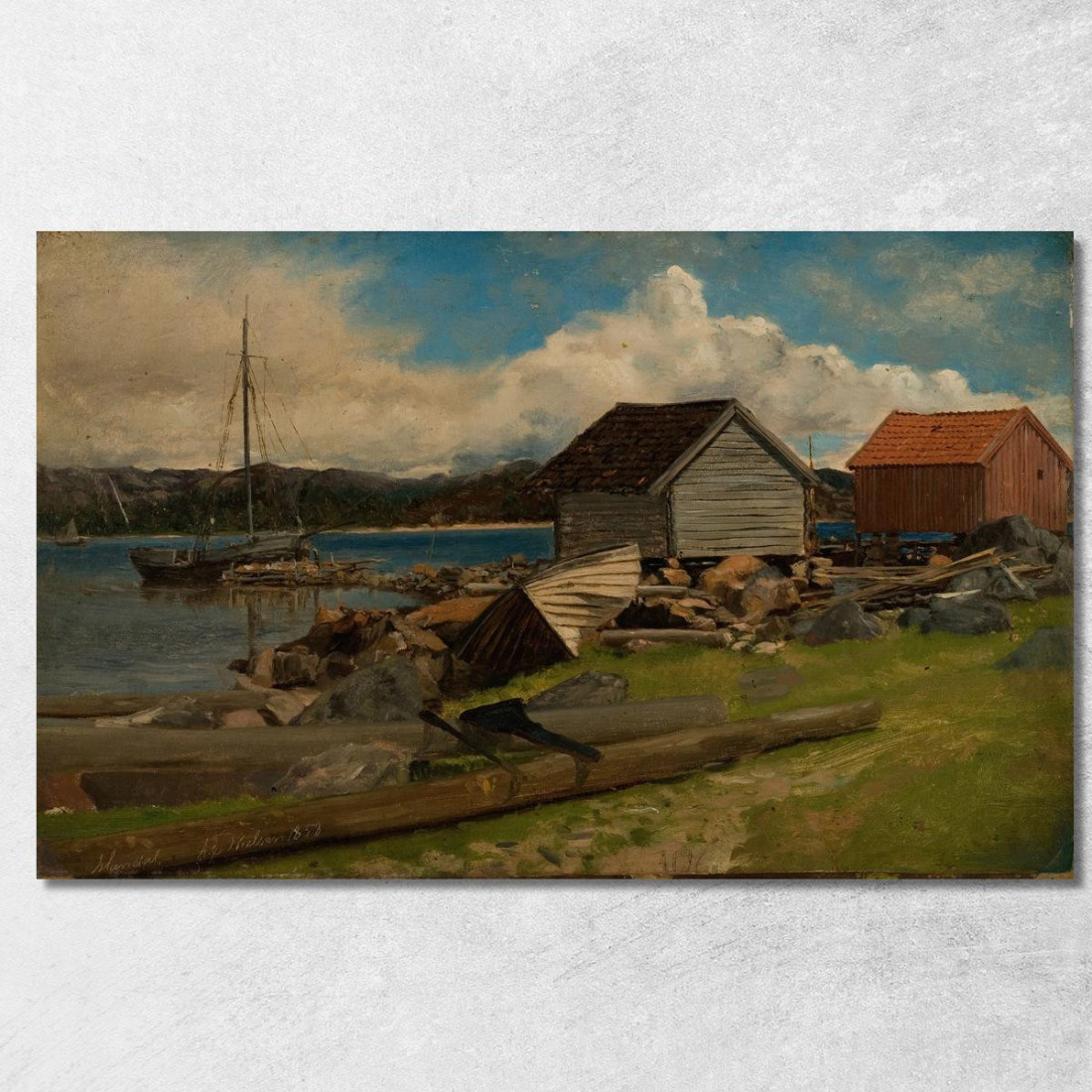 Saanum Mandal Amaldus Nielsen ani186 quadro stampato su tela