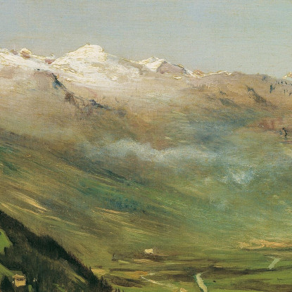 La Valle Di Gastein I Anton Romako arm13 quadro stampato su tela