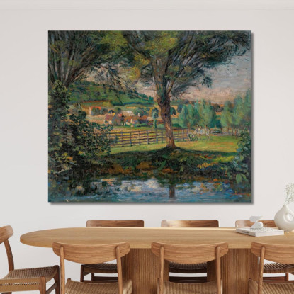 Lo Stagno Dei Salici Île-De-France Armand Guillaumin agl24 quadro stampato su tela