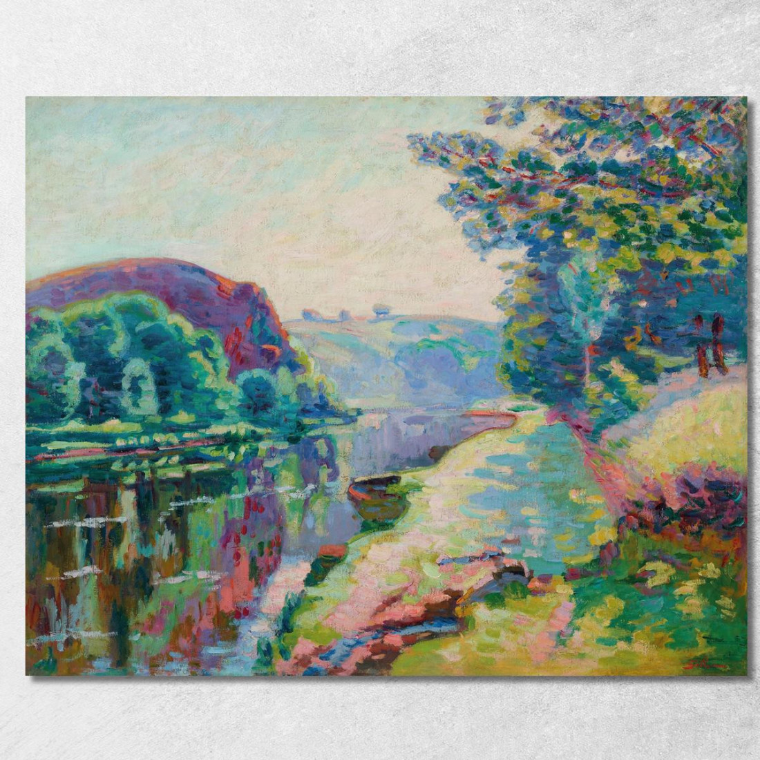 La Roccia Dell'Eco Crozant 2 Armand Guillaumin agl27 quadro stampato su tela La Roccia Dell'Eco Crozant 2 Armand Guillaumin agl27 quadro stampato su tela