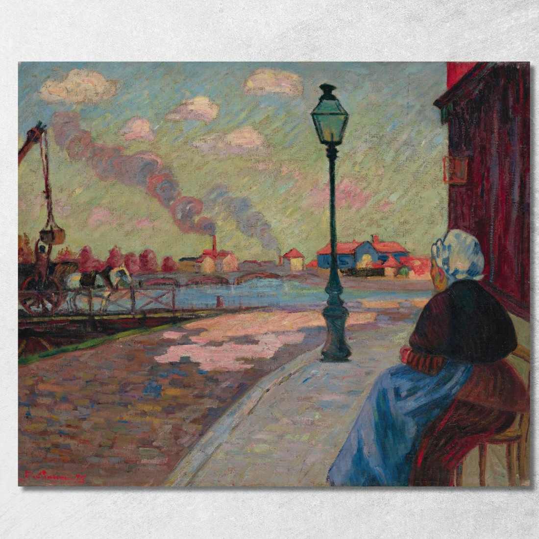 La Senna A Charenton Armand Guillaumin agl31 quadro stampato su tela La Senna A Charenton Armand Guillaumin agl31 quadro stampato su tela