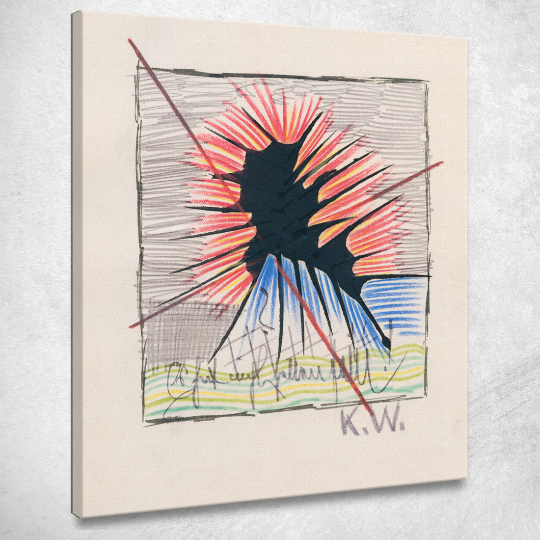 Dalla Mia Vita 50 Fogli Xix Karl Wiener kwn52 quadro stampato su tela Dalla Mia Vita 50 Fogli Xix Karl Wiener kwn52 quadro stampato su tela