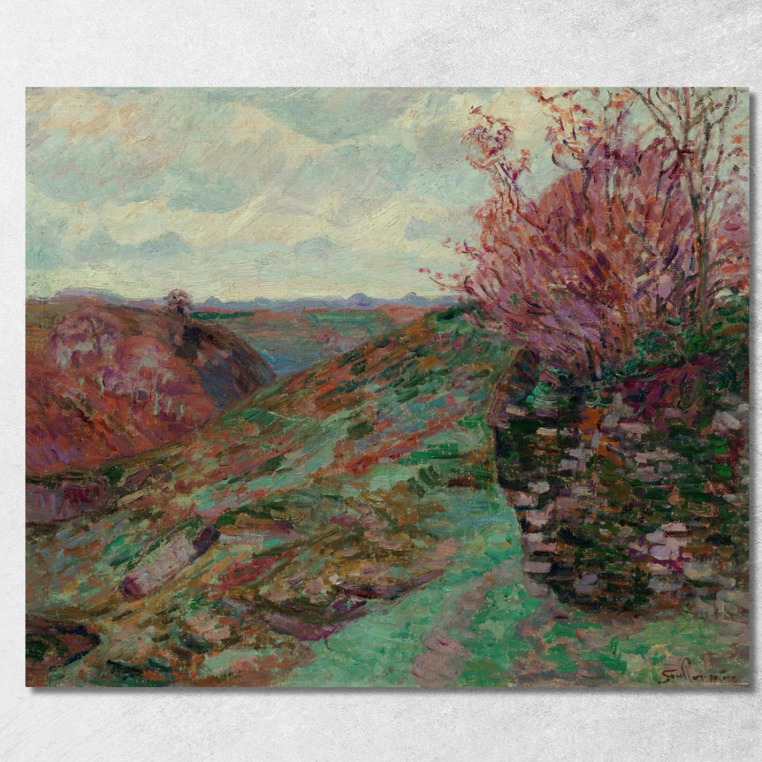 Paesaggio 3 Armand Guillaumin agl54 quadro stampato su tela Paesaggio 3 Armand Guillaumin agl54 quadro stampato su tela