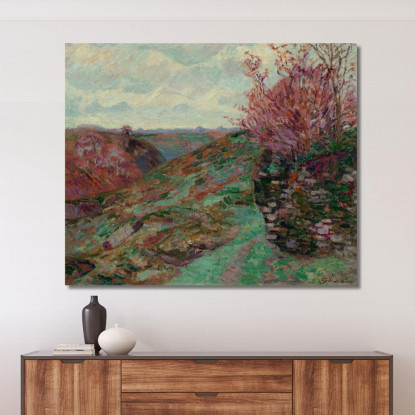 Paesaggio 3 Armand Guillaumin agl54 quadro stampato su tela