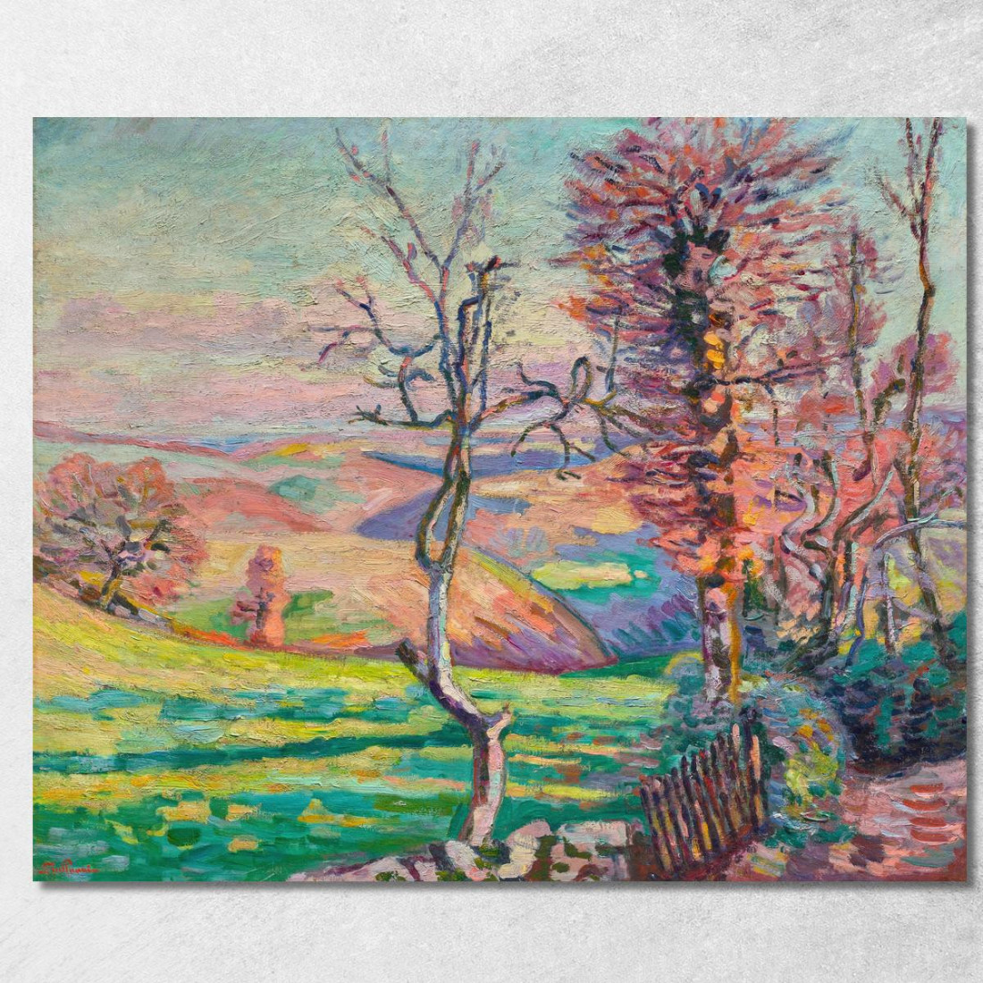 Paesaggio Di Crozant Creuse Armand Guillaumin agl56 quadro stampato su tela