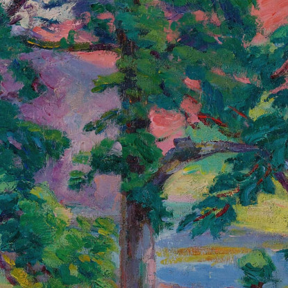 Paesaggio Della Creuse 2 Armand Guillaumin agl58 quadro stampato su tela
