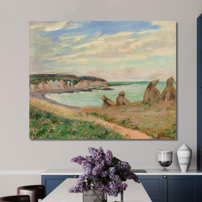 Paesaggio Della Manica Armand Guillaumin agl63 quadro stampato su tela