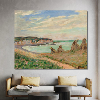 Paesaggio Della Manica Armand Guillaumin agl63 quadro stampato su tela