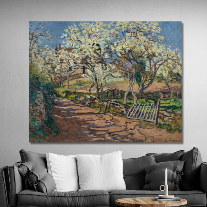 Paesaggio Di Primavera Armand Guillaumin agl65 quadro stampato su tela